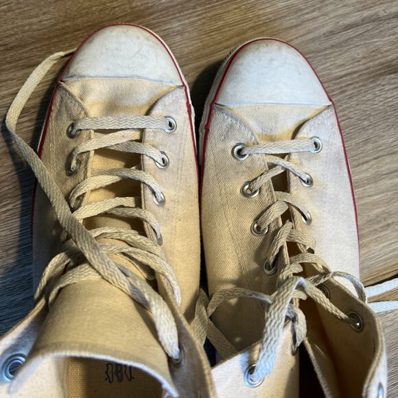 VTG Converse Chuck Taylor All Star Original Hi Top Off White Sneakers 14 USA main image 7